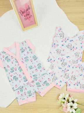 Kit c/2 Pijamas para Bebê de Menina