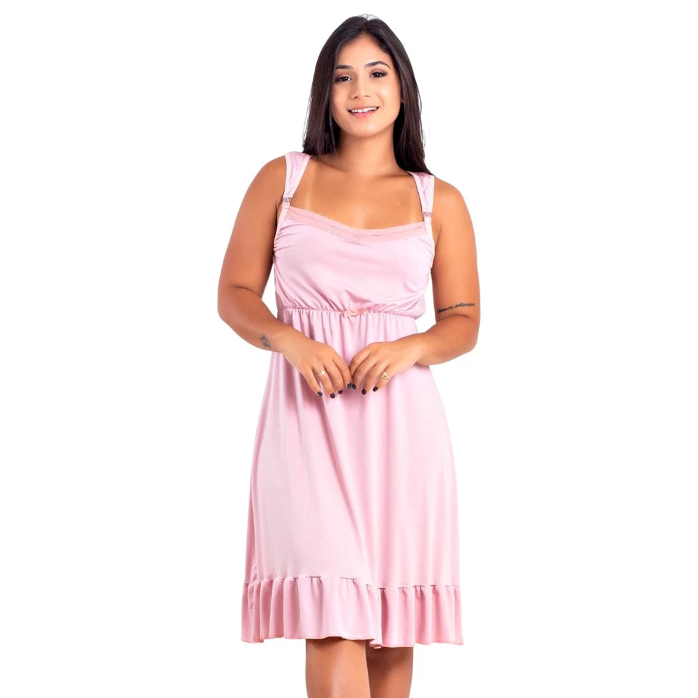 Conjunto Saída de Maternidade Camisola de Amamentação mais Robe | 184.850